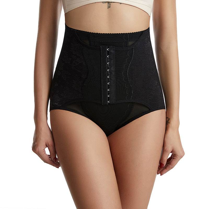 High Waist Body Shaping Waist Closing Pants Waist Closing Body Lifting Hip Pants Reinforced Breasted Body Binding Underpants - MarvelouStoree