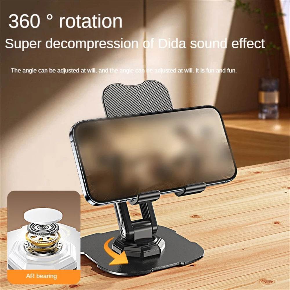 Mobile desktop stand rotatable foldable TV series tablet phone stand - MarvelouStoree