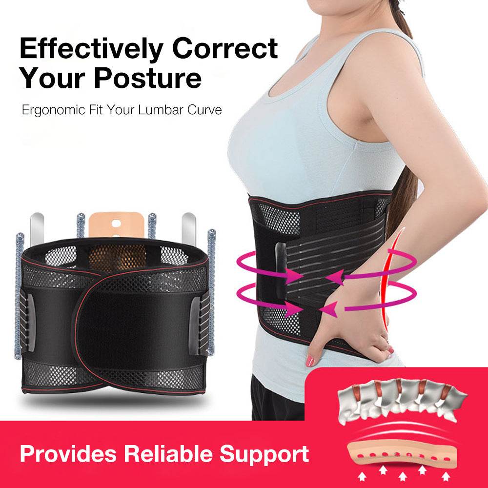 Summer Waist Support Breathable Waist Belt Lumbar Muscle Strain Lumbar Protrusion Fixed Light Belt - MarvelouStoree