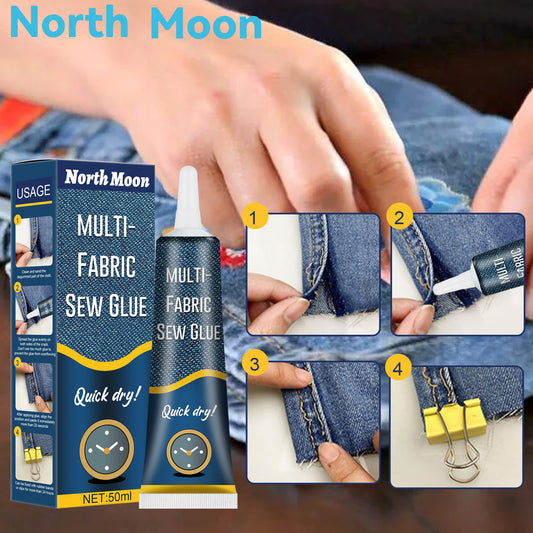 North Moon Fabric Sewing Glue Special Glue For Clothes Printing Pants Insoles Jeans Hole Fabric Glue