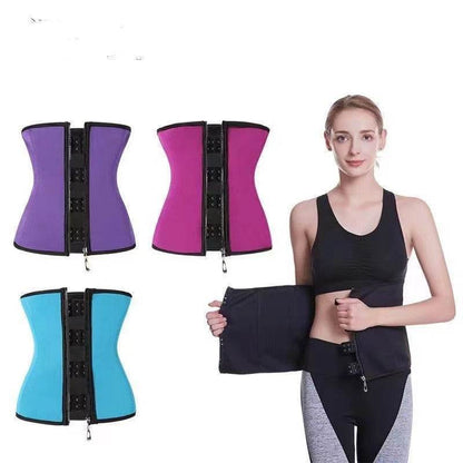 Waist belt, waist tightening, and body shaping clothing, buttoned waist closure, waist tightening, and waist training - MarvelouStoree