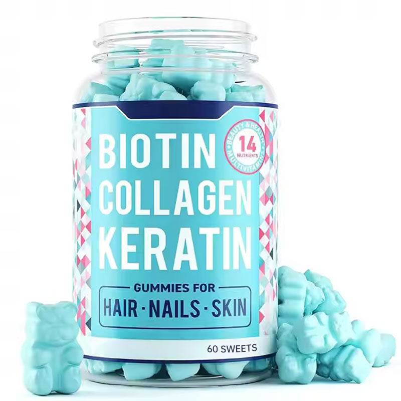 Collagen gummy hair growth biotin gummy - MarvelouStoree