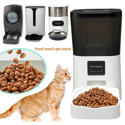 Wifi Smart APP Pet Feeder Household use Microchip Dog Automatic Pet Feeder Automatic Pet Feeder - MarvelouStoree