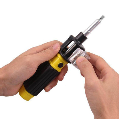 6in1 360 Degree Twist Flexible Screwdriver Bit Precision Screwdriver Screws DIY Repair Hand Tool - MarvelouStoree