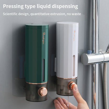 Wall-Mounted Soap Dispenser Household Toilet Hand Sanitizer Box Punch-Free Bathroom Shower Gel Press Box