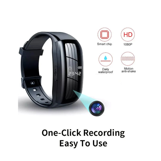 8-256GB Video Mini Camera Watch Audio Voice Recorder Bracelet USB Flash Driver Dictaphone Noise Reduce Sound Recording Wristband