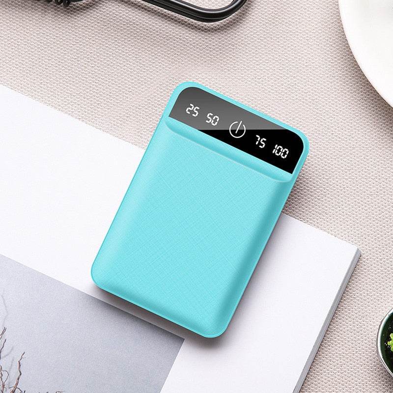 20000mAh Mini Charger Portable Two-way Fast Charging Power Bank Digital Display External Battery for iPhone Xiaomi Samsung