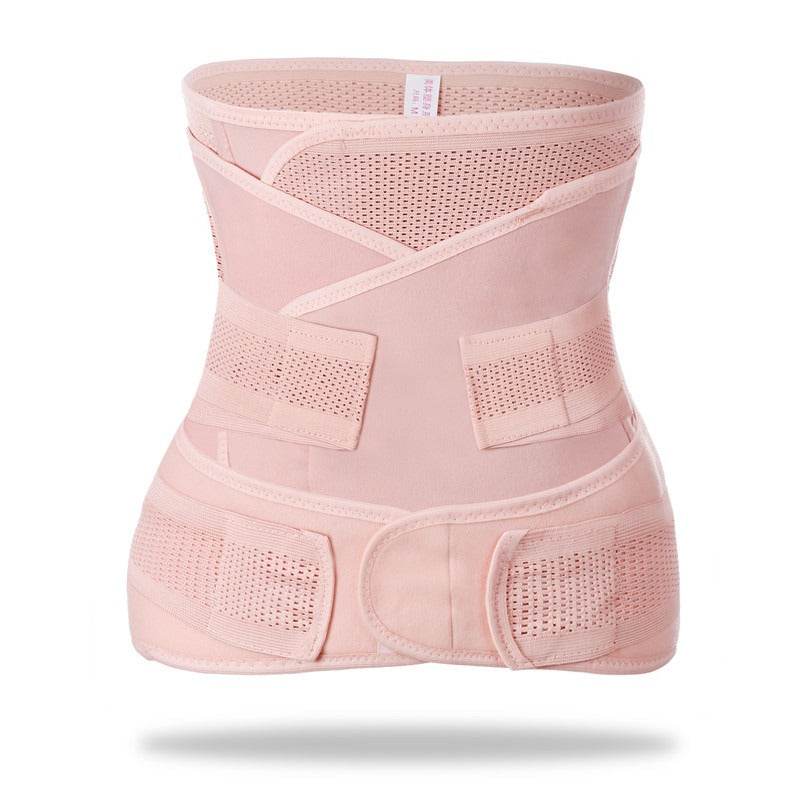 Breathable Postpartum Abdominal Strap Strip Three piece Set Binding Strap Adjustment Strap - MarvelouStoree