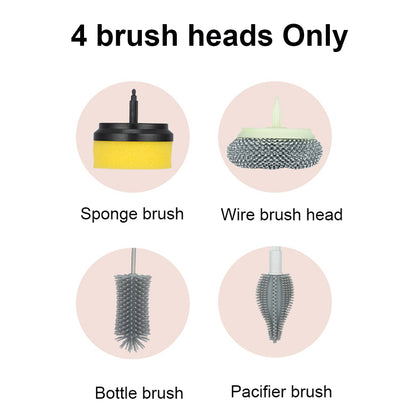 Electric Cleaning Brush Multifunctional Household Brush Wire Kitchen Toilet Bowl And Shoe Brushing Artifact Automatic Handheld Charging