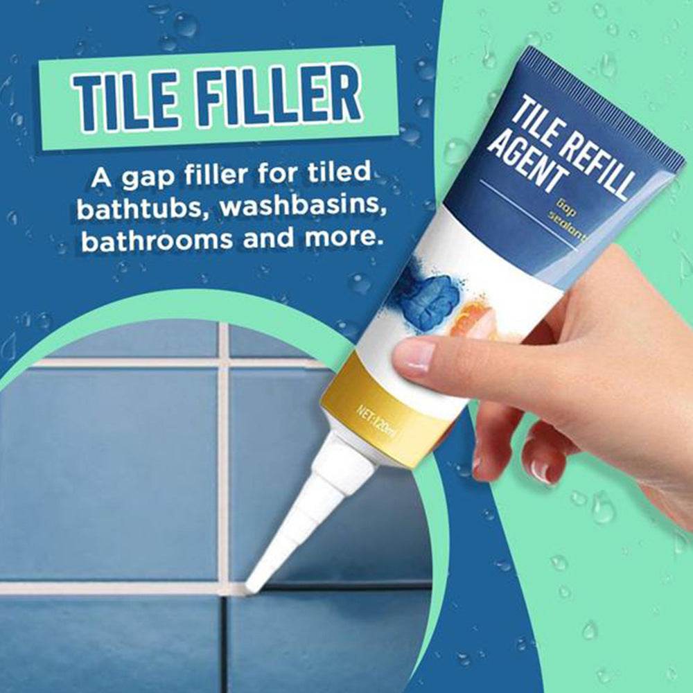 Tile Floor Tile Beauty Seam Joint Agent Seam Filling Agent Pool Toilet Waterproof Anti-Mildew Sealant - MarvelouStoree