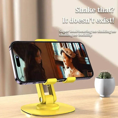 Rotating phone stand foldable desktop TV show lazy person tablet phone support stand - MarvelouStoree