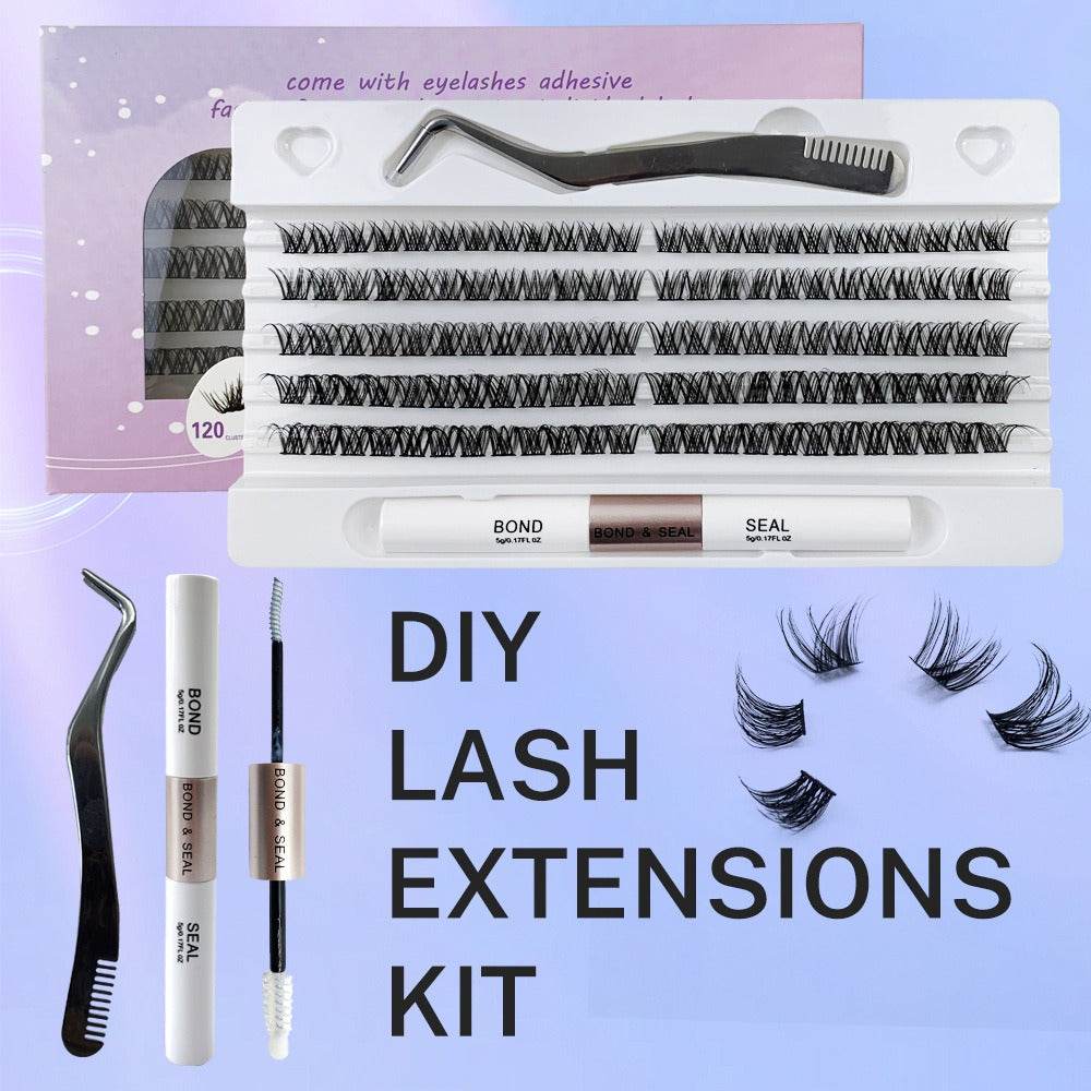 Self-grafting Single Cluster Eyelash Set - MarvelouStoree