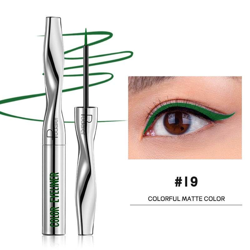 Makeup Pudaier eyeliner long-lasting waterproof eyeliner pen ultra-fine color liquid eyeliner - MarvelouStoree