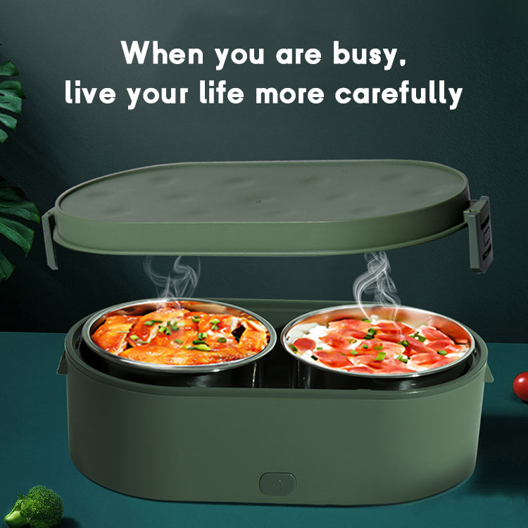 Power Bank USB Self Heat Lunch Box Electric Food Warmer Heated Lunch Box Electric USB For Office Outdoor