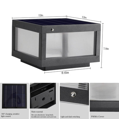 Solar Wall Lamp With Dimmable LED