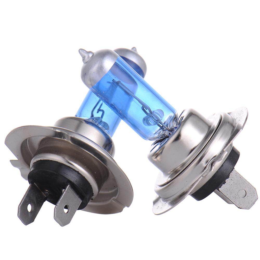 2pcs H7 12V 55W Halogen Bulbs Lights Car Headlights Bright 5000K White Fog Lamp Light Source for Audi,Toyota - MarvelouStoree