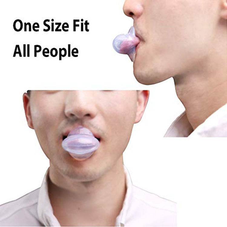 Transparent Silicone Tongue Sleeve Anti-Snoring Device New Anti-Snoring Device Tongue Puller Tongue Muscle Rehabilitation Device - MarvelouStoree