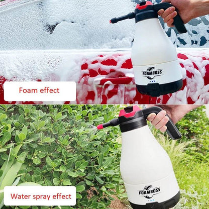 Electric Air Pressure Foam Spray Can Sprayer 1.8L - MarvelouStoree