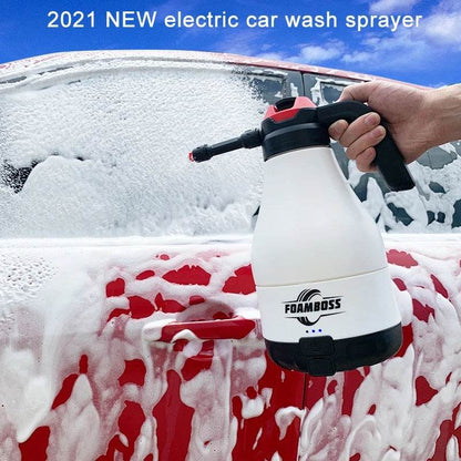 Electric Air Pressure Foam Spray Can Sprayer 1.8L - MarvelouStoree