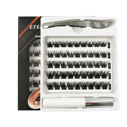 Self-grafting Single Cluster Eyelash Set - MarvelouStoree