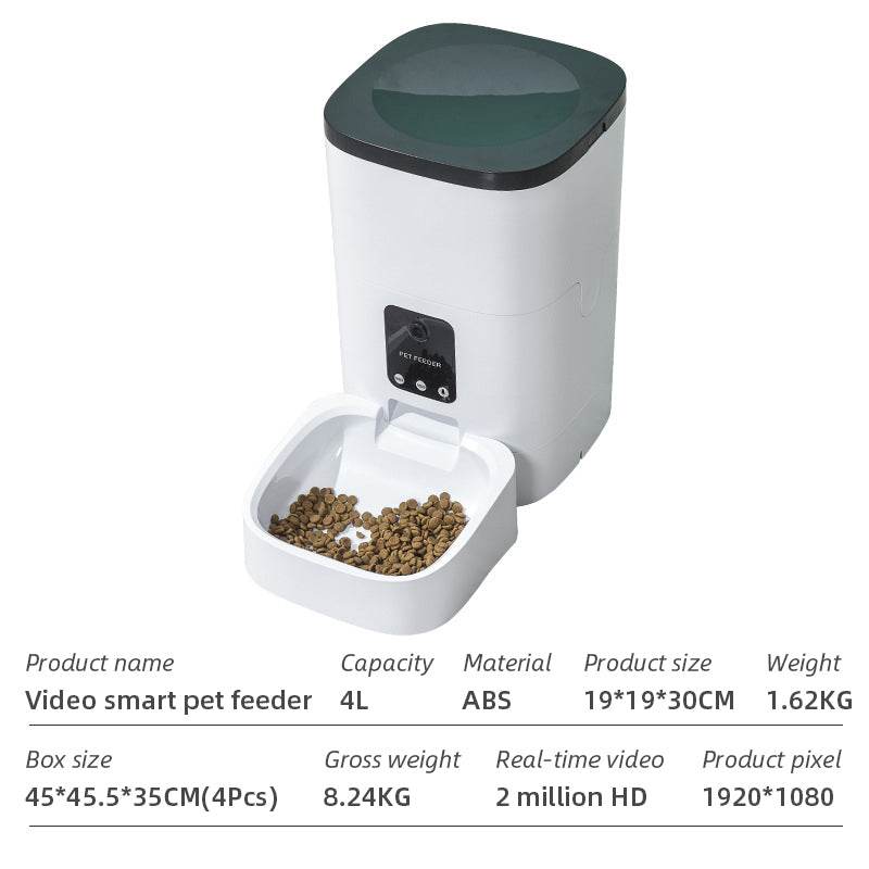 Wifi Smart APP Pet Feeder Household use Microchip Dog Automatic Pet Feeder Automatic Pet Feeder - MarvelouStoree