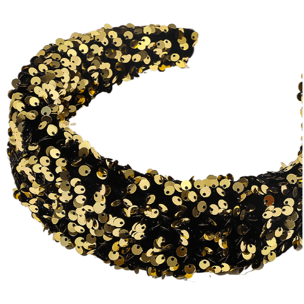 Sequin sponge wide edge headband - MarvelouStoree