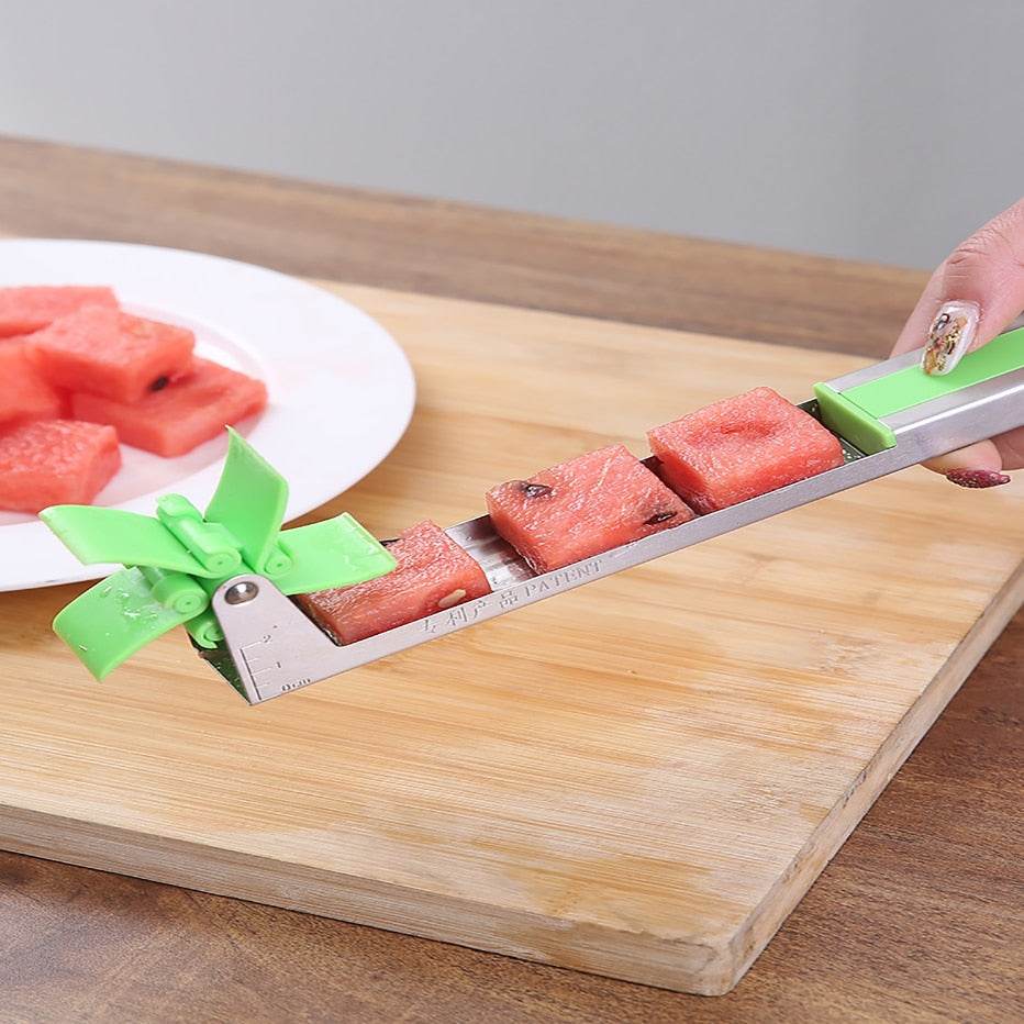 Watermelon Cutter Windmill Shape Plastic Slicer for Cutting Watermelon Power Save Cutter - MarvelouStoree