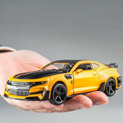 KIDAMI 1:32 Alloy Diecast Car Model Chevrolet Camaro Pull Back Sound Light Kids Toy Car Collection for Children's Gifts машинки - MarvelouStoree