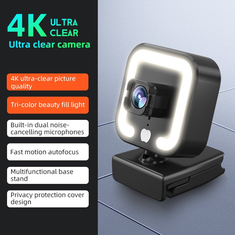 4k beauty autofocus 1080p computer camera high-definition network USB live streaming webcam2k