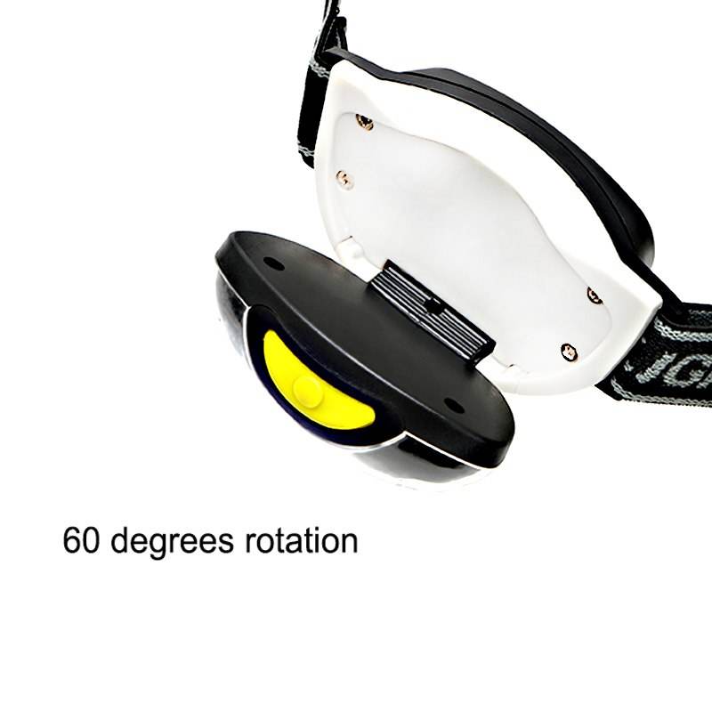 LED Headlight Head Bike Lamp Light Infrared Ray Mini Waterproof 800Lm 3 Modes 3xAAA battery Headlamp With Headband - MarvelouStoree