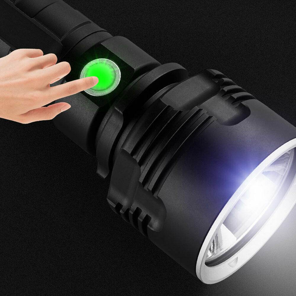 New P50 Strong Light Fixed Focus Flashlight Power Display USB Charging Outdoor Lighting Strong Light Flashlight - MarvelouStoree