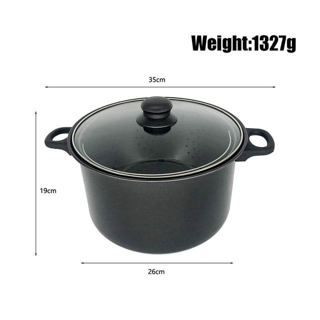 Cooking Pot with Built-In Strainer Water Filter Non-stick Pot Drain Basket Multifunctional Stainless Steel Cooking Pot Dropship - MarvelouStoree