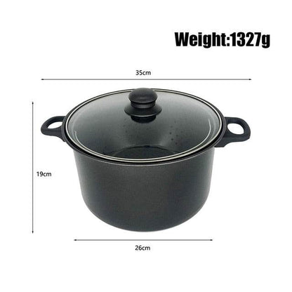 Cooking Pot with Built-In Strainer Water Filter Non-stick Pot Drain Basket Multifunctional Stainless Steel Cooking Pot Dropship - MarvelouStoree