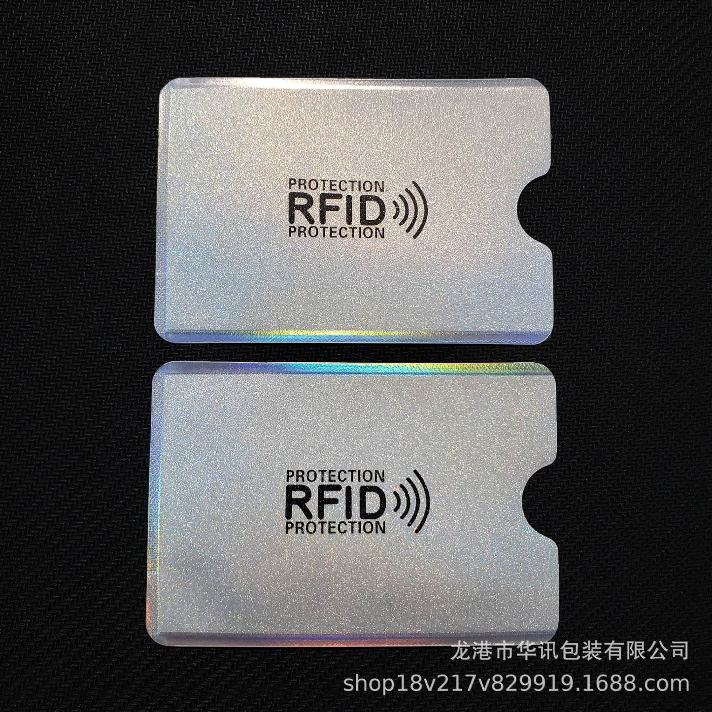 20pcs Anti scan card sleeve credit NFC RFID card protector Anti-magnetic aluminum foil portable bank card holder - MarvelouStoree