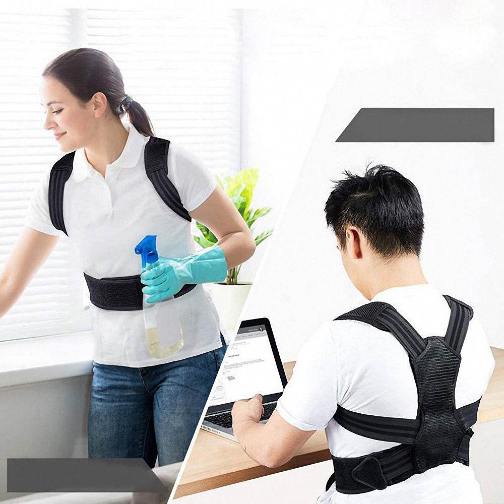 Department Posture Correction Belt Breathable High And Low Shoulder Anti-Hunchback Correction Belt Children Adult Sitting Posture Corrector - MarvelouStoree