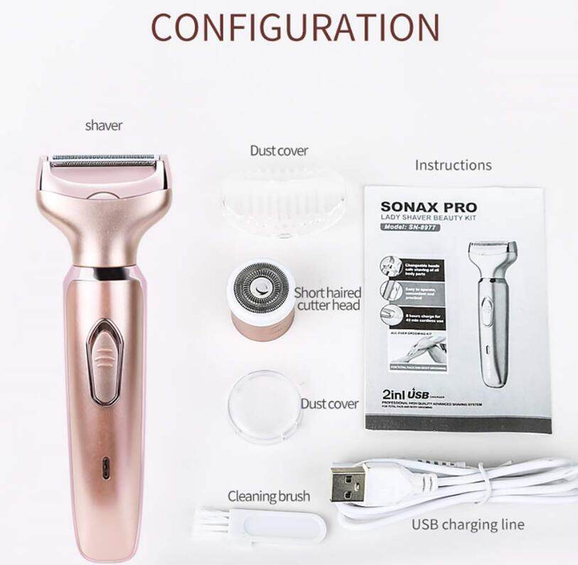 SONAXPRO Electric Epilator Multi-Function Shaving And Hair Removal 2-In-1 Private Whole Body Lady Shaving Instrument - MarvelouStoree