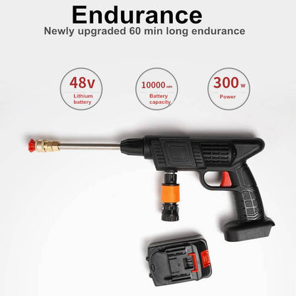 Car water gun household electric car washing machine charging car washing gun universal wireless high-power - MarvelouStoree