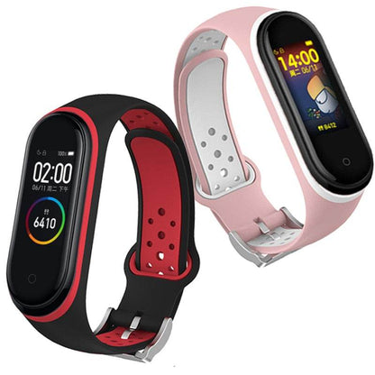 Strap For Mi band 5 4 3 Strap breathable bracelet for mi band 4 3 bracelet miband 3 4 sport strap for XiaoMi mi band 3 4 5 Strap - MarvelouStoree