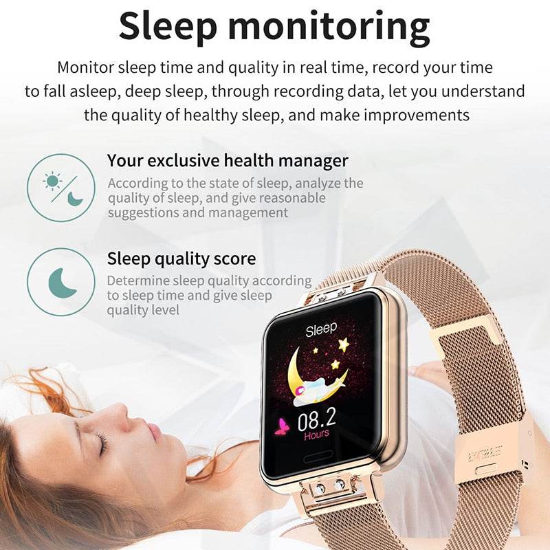 New Smart Watch Women Heart Rate Women Menstrual Cycle Multifunction Ladies Smartwatch Fitness Tracker For Android IOS - MarvelouStoree