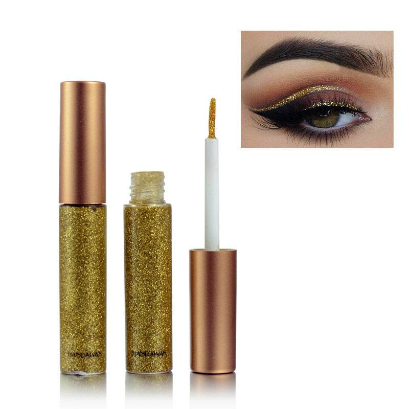 HANDAIYAN Explosive Glitter Liquid Eyeliner Set Sequin Pop Eyeliner Liquid 10 Pack - MarvelouStoree