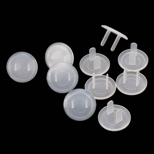 10pcs US Child Safety Electrical Outlet Cover Plugs for Power Socket Guard Baby Protection Anti Electric Shock Rotate Protector - MarvelouStoree