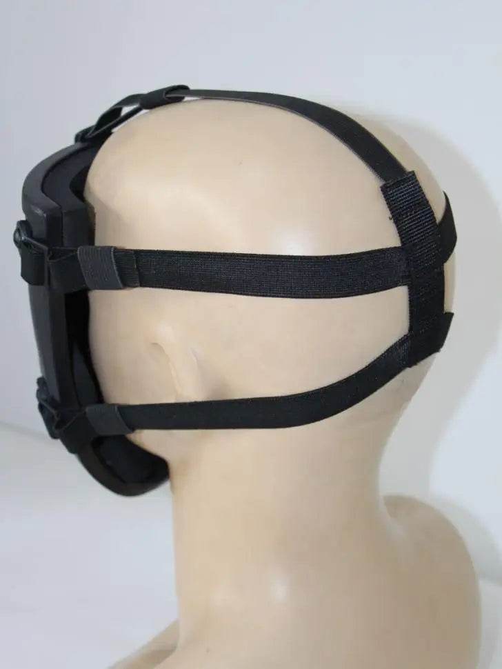 Aramid NIJ IIIA Tactical Bulletproof Mask Bulletproof Visor Half Face Military Police Army Use