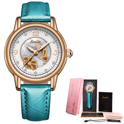 Lige High Quality Ceramic Watch Ladies Watch Exquisite Waterproof Watch - MarvelouStoree