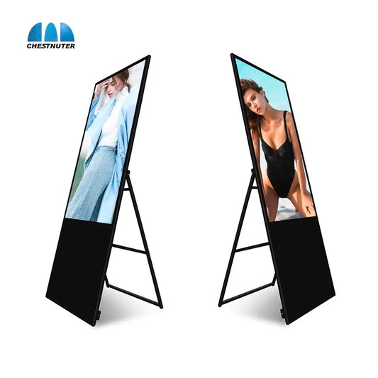 32 inch portable digital poster lcd smart indoor advertising player screen display board digital signage for hop advertising