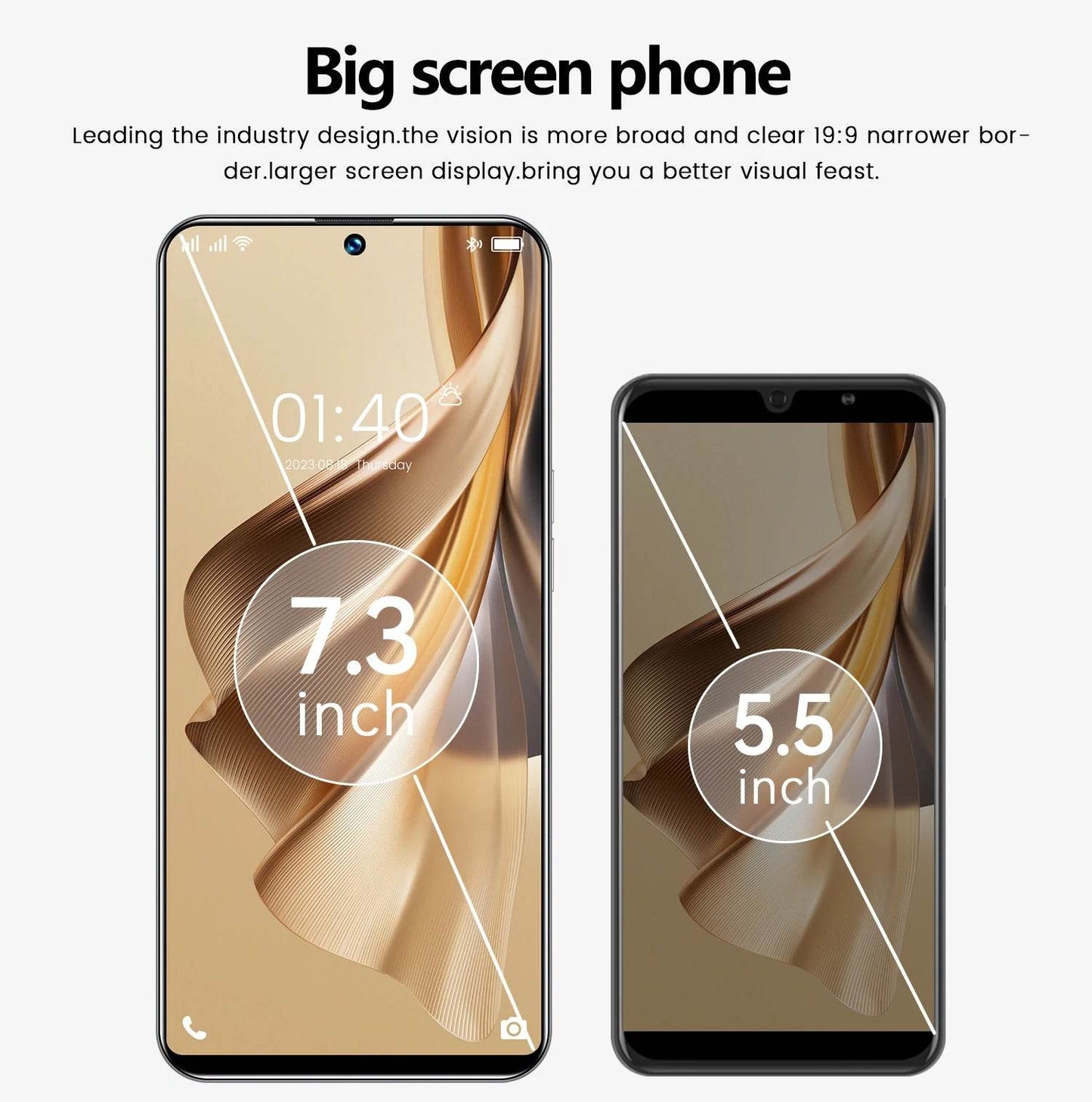 2025 New Reno 10 Pro Smartphone 7.3 inch Full Screen 5G Cell Phone 16TB+1TB 7800mAh Mobile Phones 108MP Global Version Celulares - MarvelouStoree