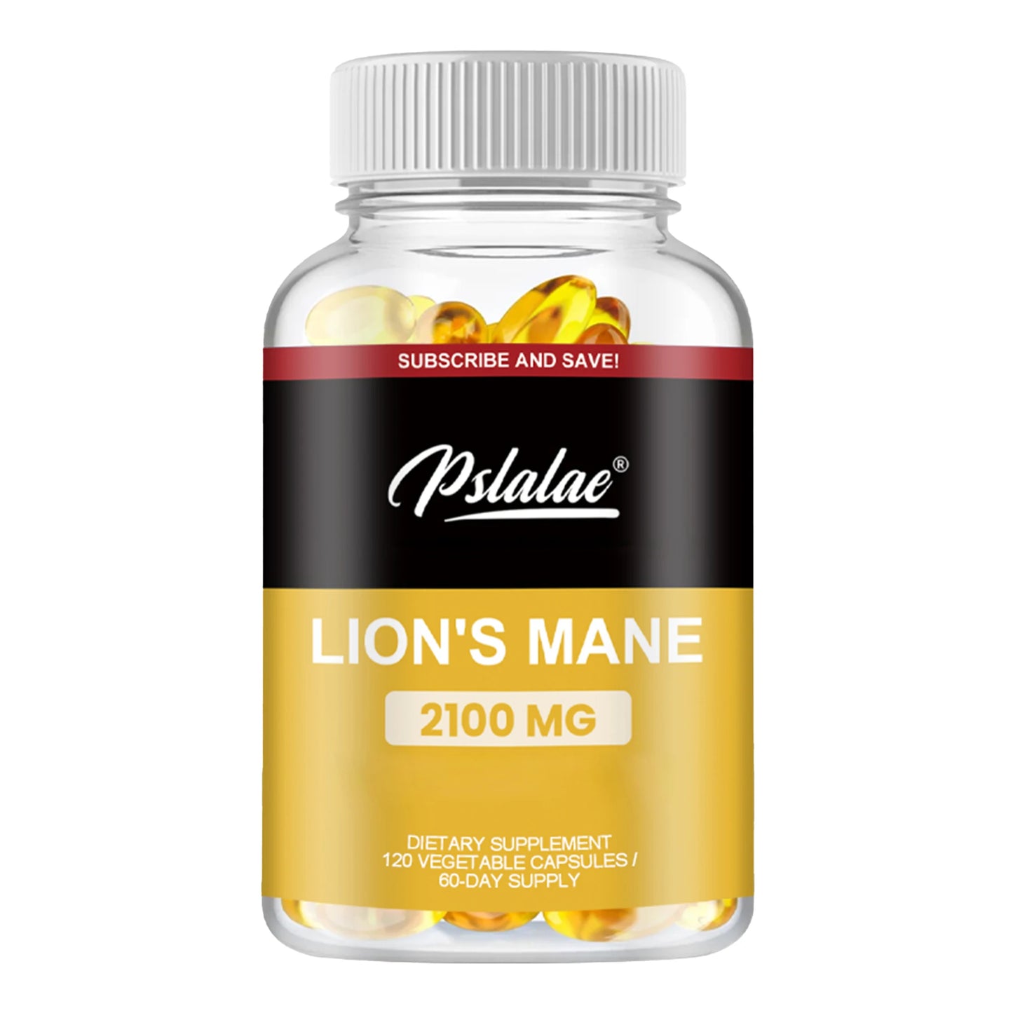 Lion’s Mane Capsules - Nootropic Brain Memory & Focus, for Mood and Sleep Health - 120 Capsules