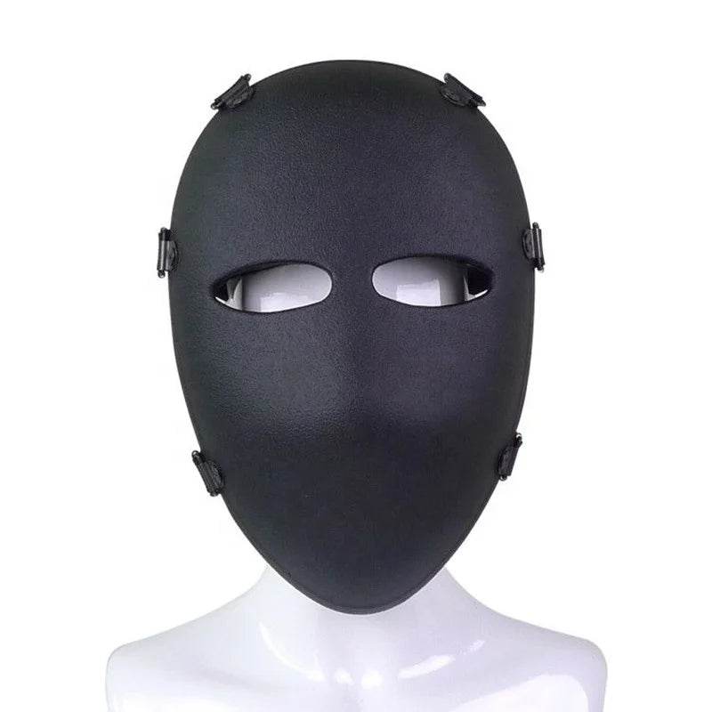 NIJ IIIA Tactical Bulletproof Mask Bulletproof Visor Full Face Military Police Army Use