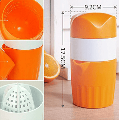 LUCOG Portable Manual Lemon Juicer Mini Fruit Juicer Hand Lemon Orange Citrus Squeezer Big Capacity - MarvelouStoree