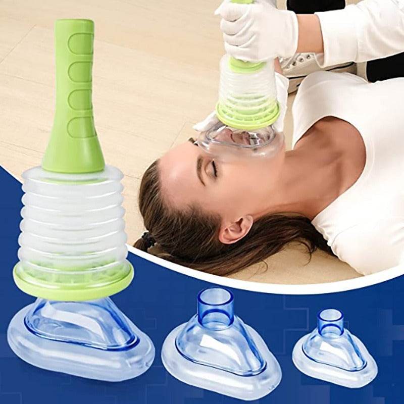 Choking Emergency Device Respiratory Training Device Asphyxia Emergency Respiratory Mask Breathing - MarvelouStoree