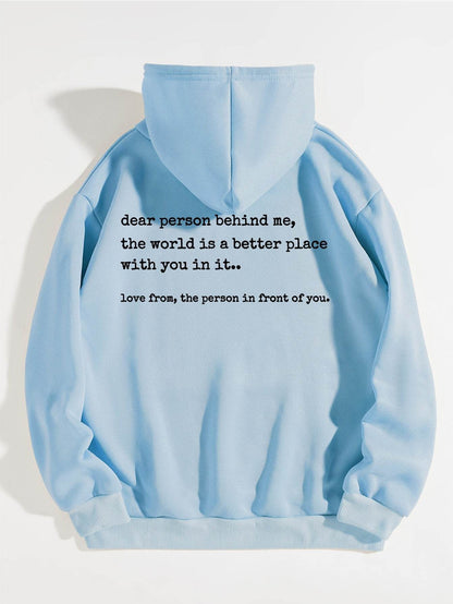 Dear person behind me hoodies and sweaters, mental health sportswear - MarvelouStoree